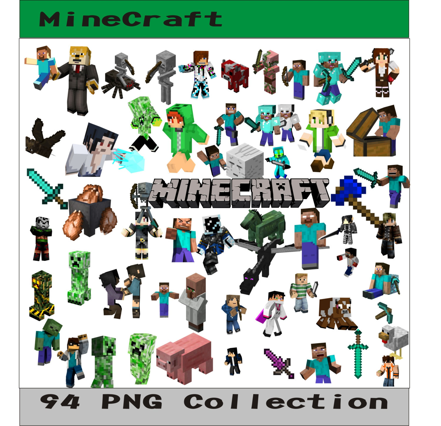 Free Printable Minecraft Characters Free Printable Templates