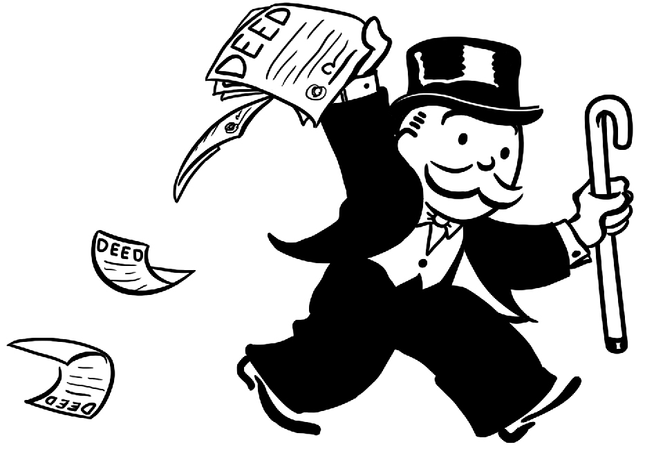 monopoly man clipart black and white - Clipground