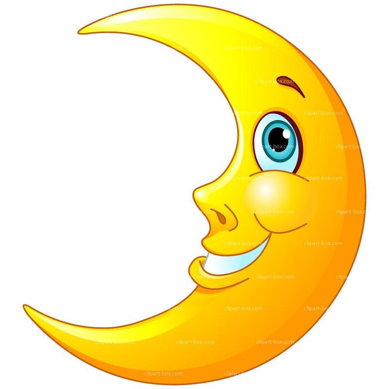 moon face clipart - Clipground