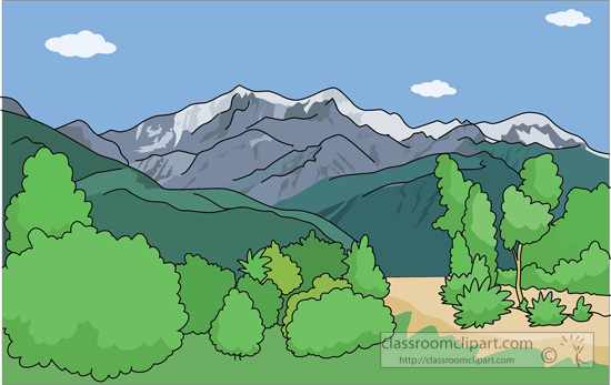 clipart of mountains - photo #22