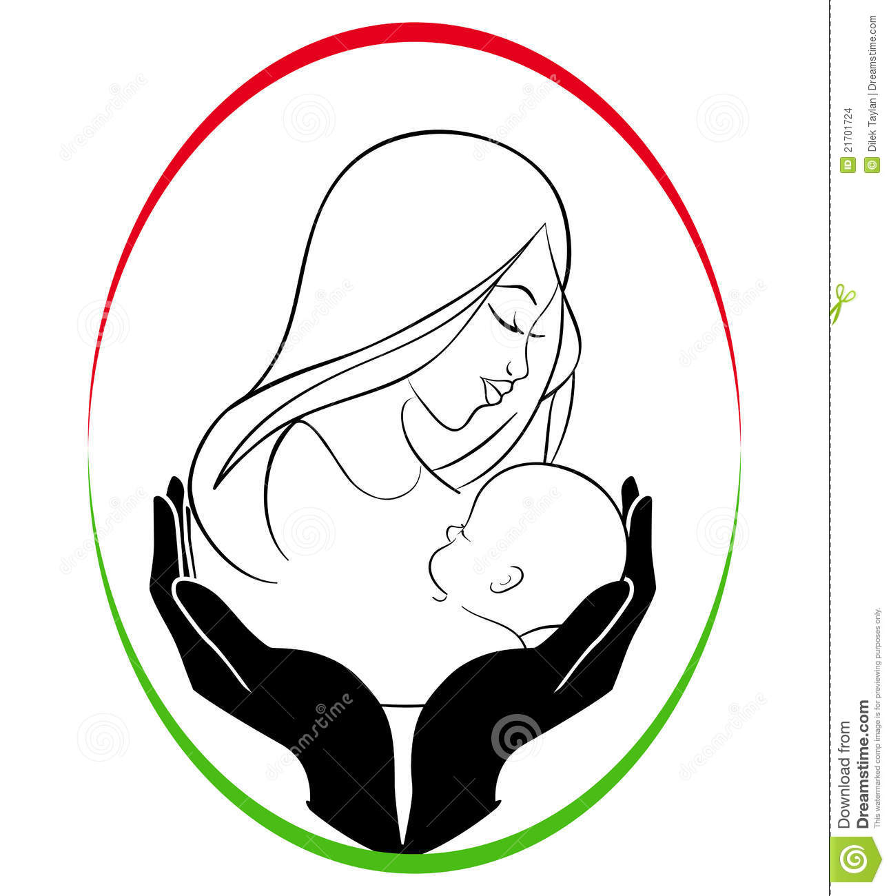 free clipart of mother and child - photo #5