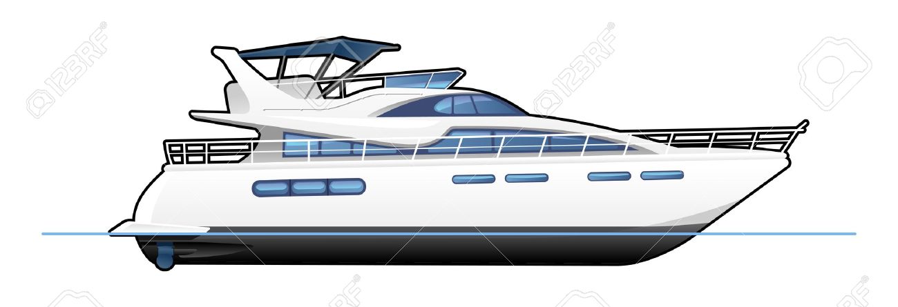 luxury yacht clipart - photo #29