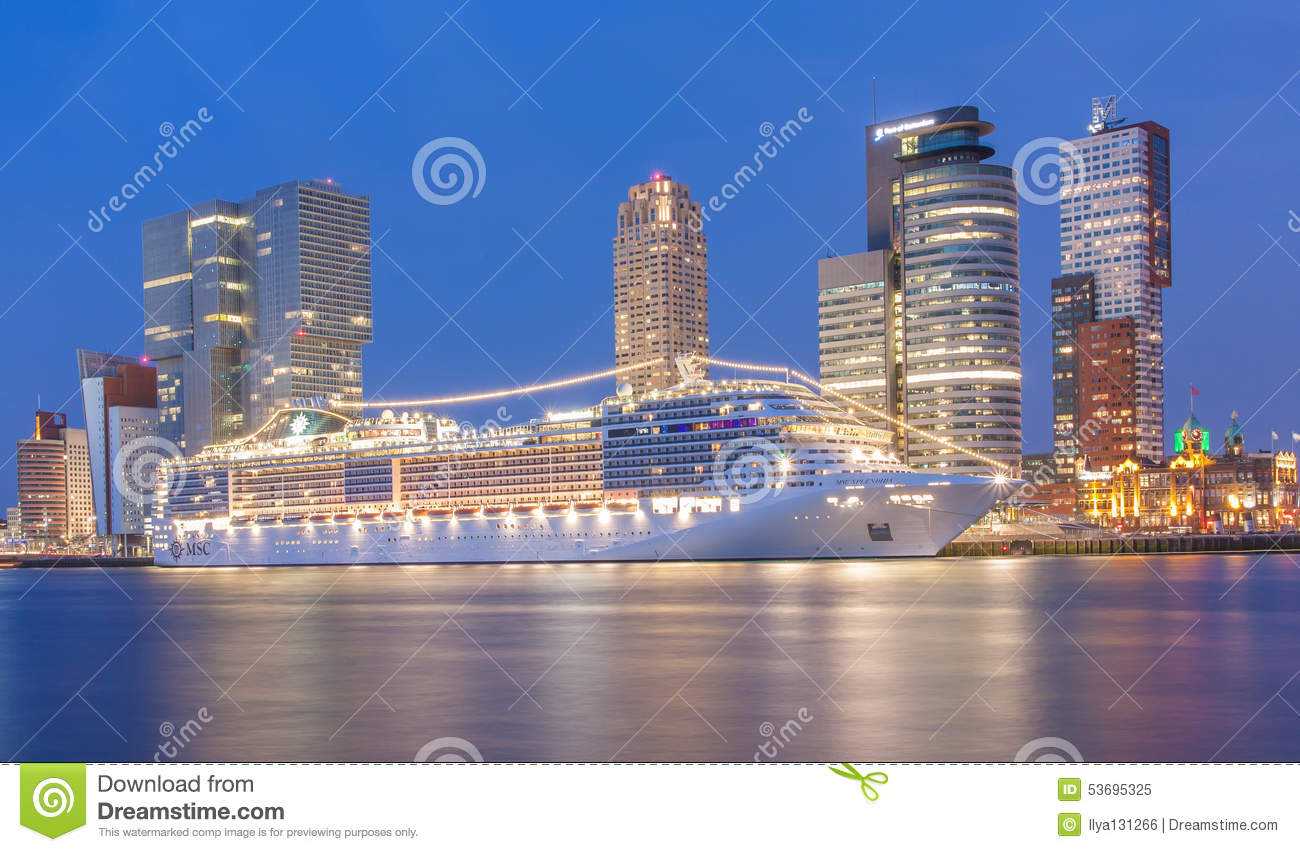 Cruiseship MSC Splendida Editorial Image. Cruiseship MSC Splendida Editorial Image.
