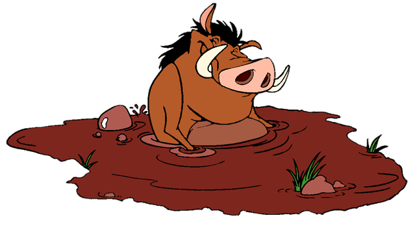 clipart pig in mud - photo #14