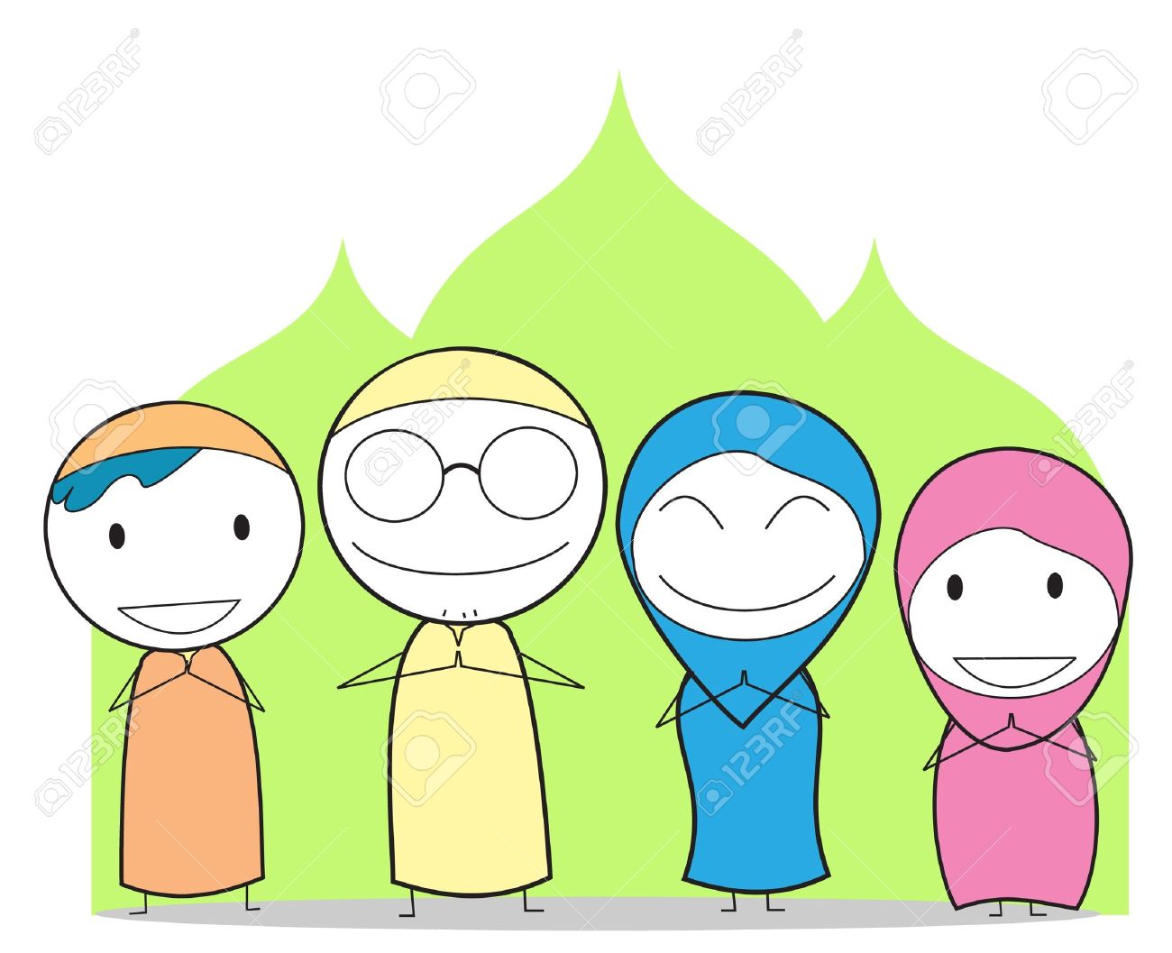 Muslim Family Clipart Clipground
