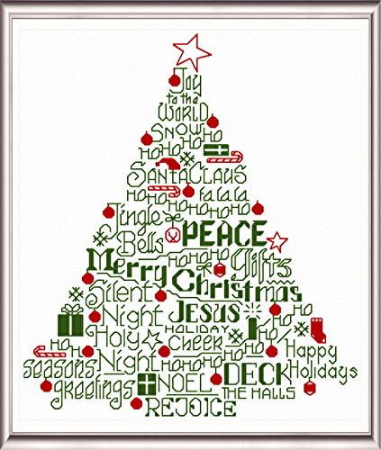 names of jesus christmas tree clipart - Clipground