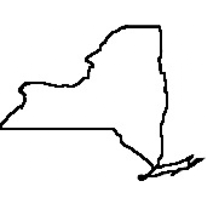 New York State Map Clipart Clipground