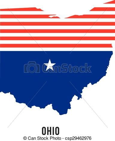 ohio state flag clipart - Clipground