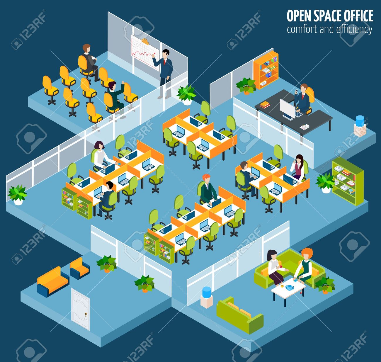 free clipart office space - photo #17