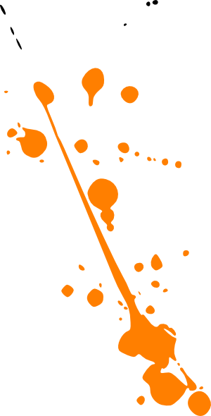 orange paint splatter clip art - Clipground