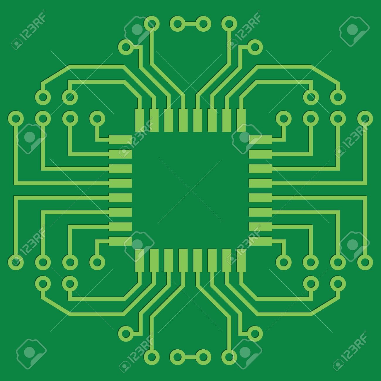 Printed circuit board clipart - Clipground