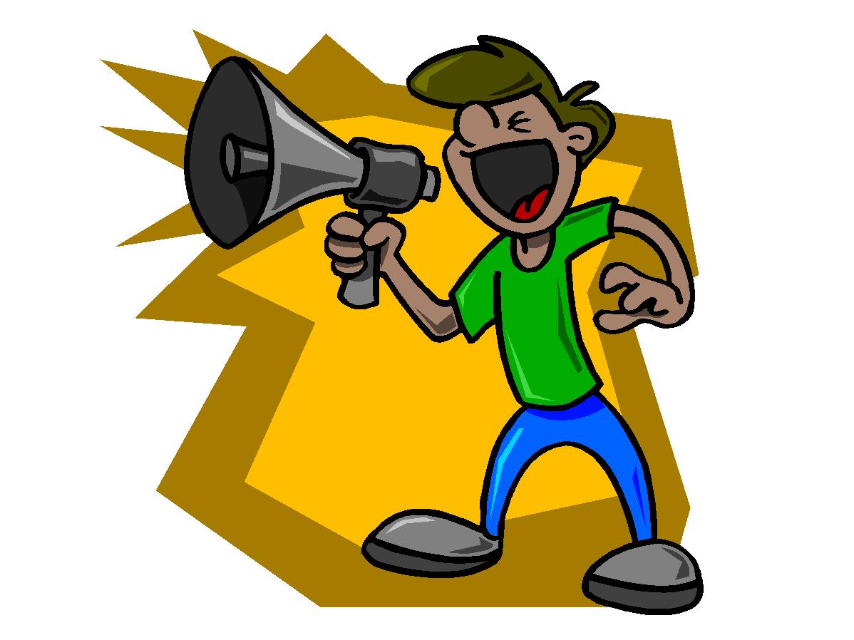 person shouting clipart - Clipground