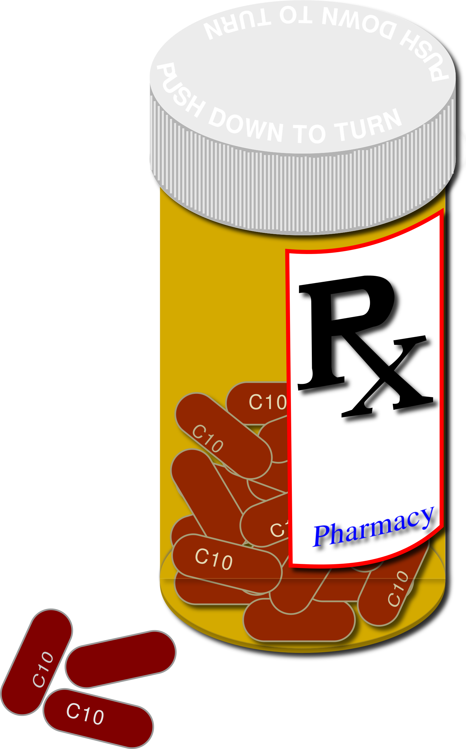 Pharmacy bottle clipart - Clipground