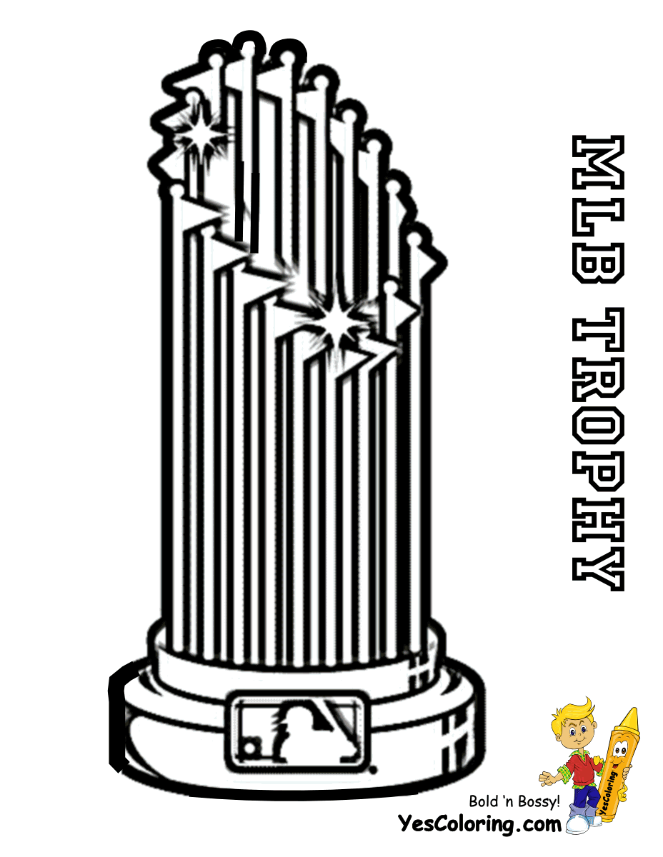 official major league baseball coloring pages - photo #33