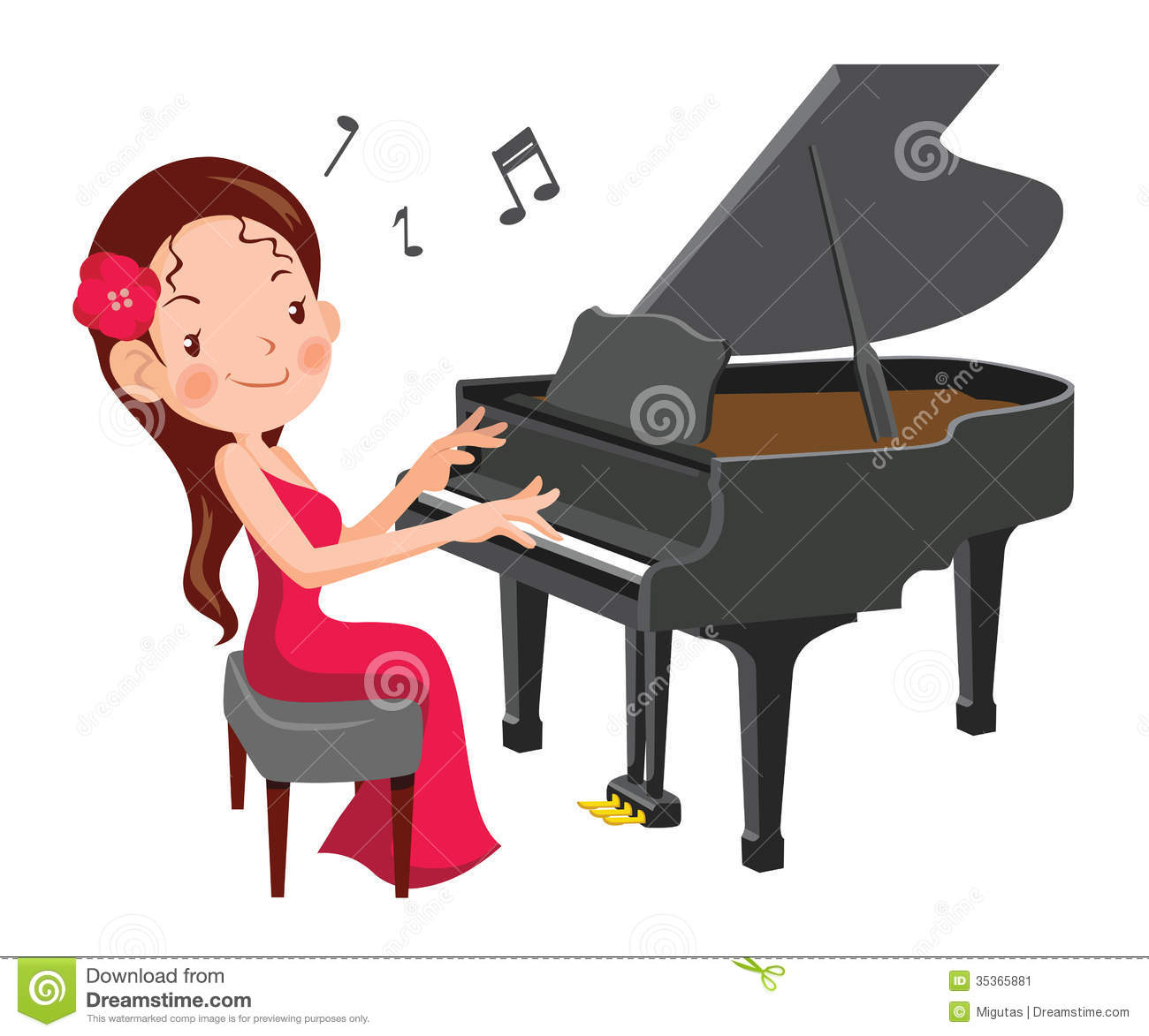 Play piano clipart - Clipground