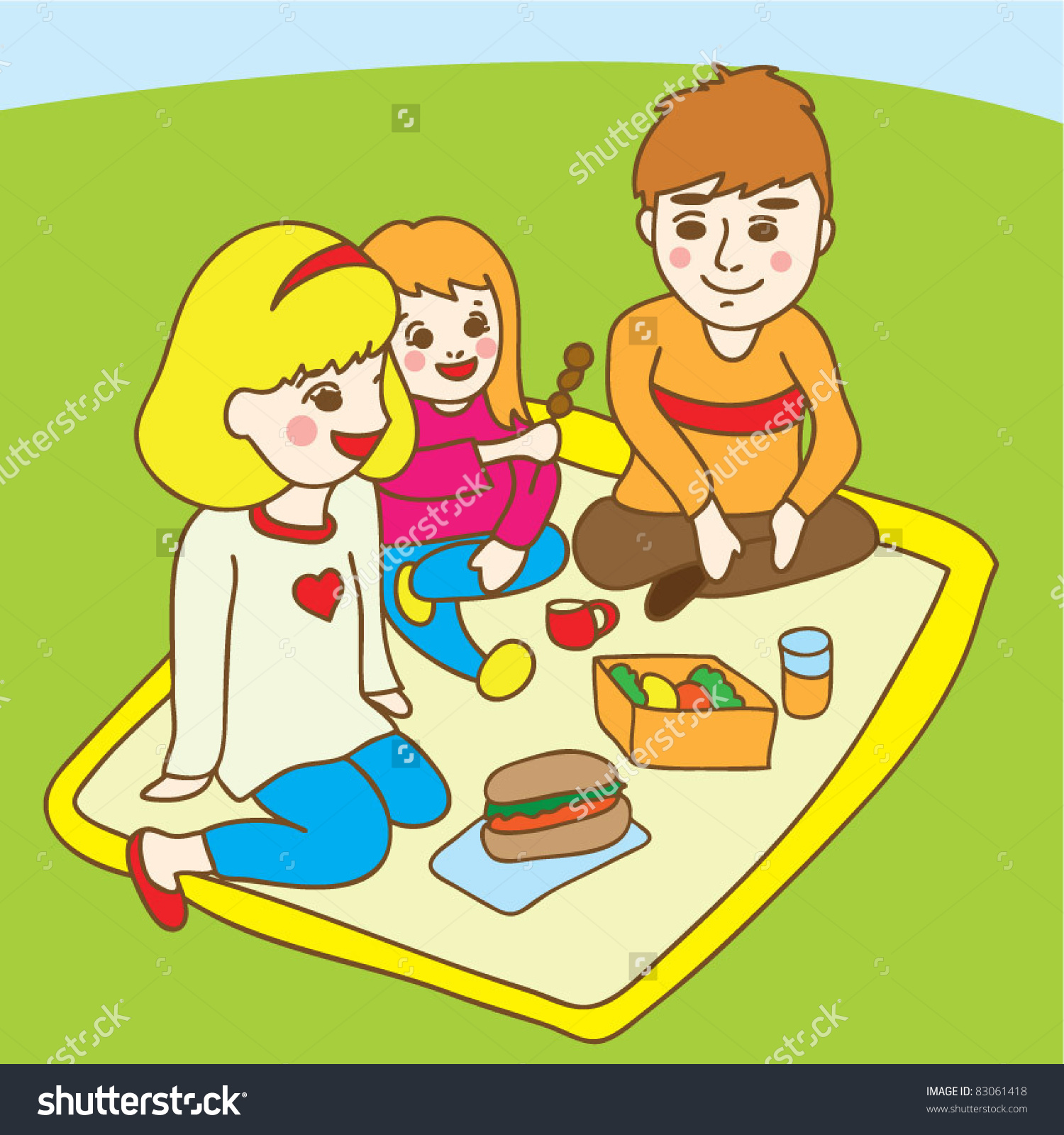 free clipart for family picnic - photo #22