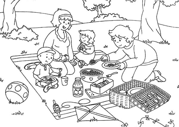 Picnic Clipart Black And White Clipground