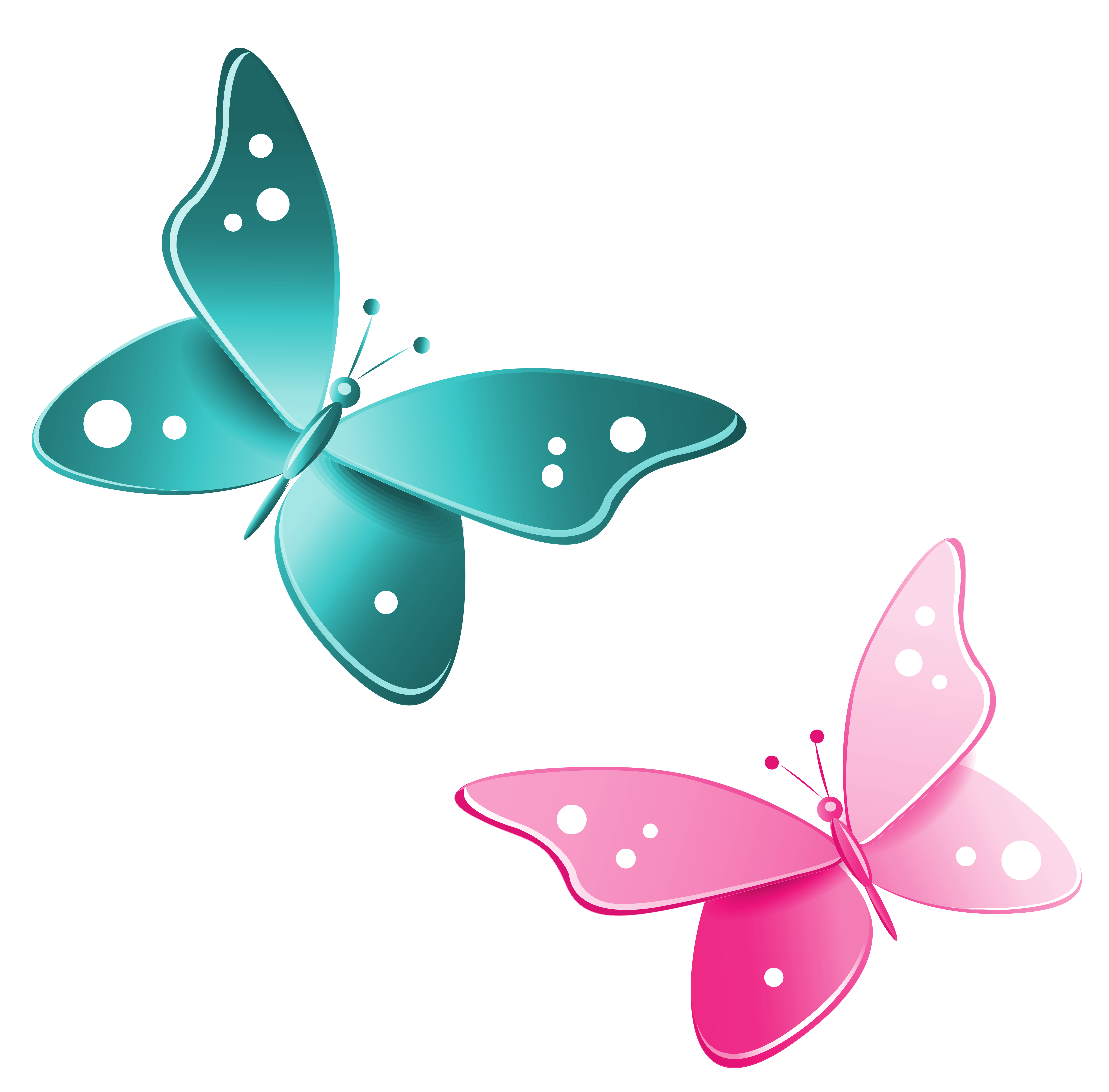 pink butterfly border clipart - Clipground