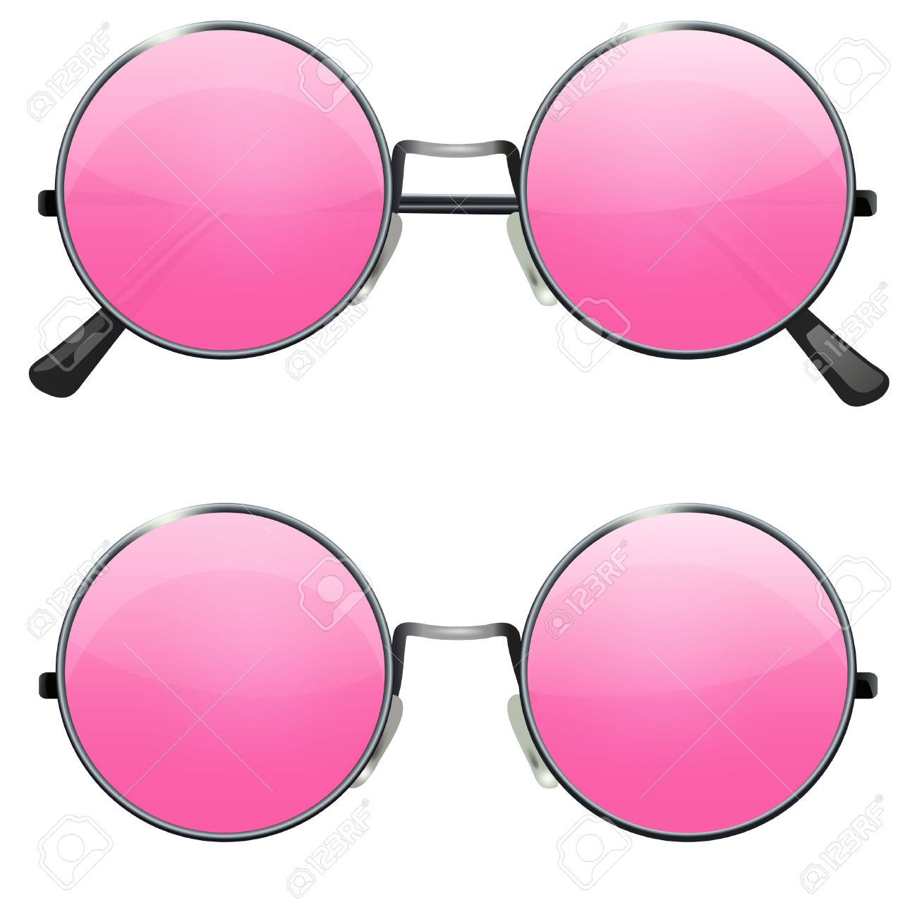rose colored glasses clipart - photo #48