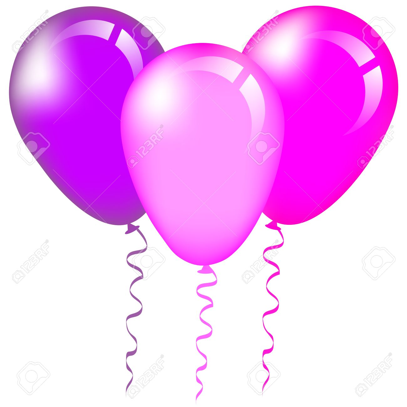 clip art pink balloons - photo #37