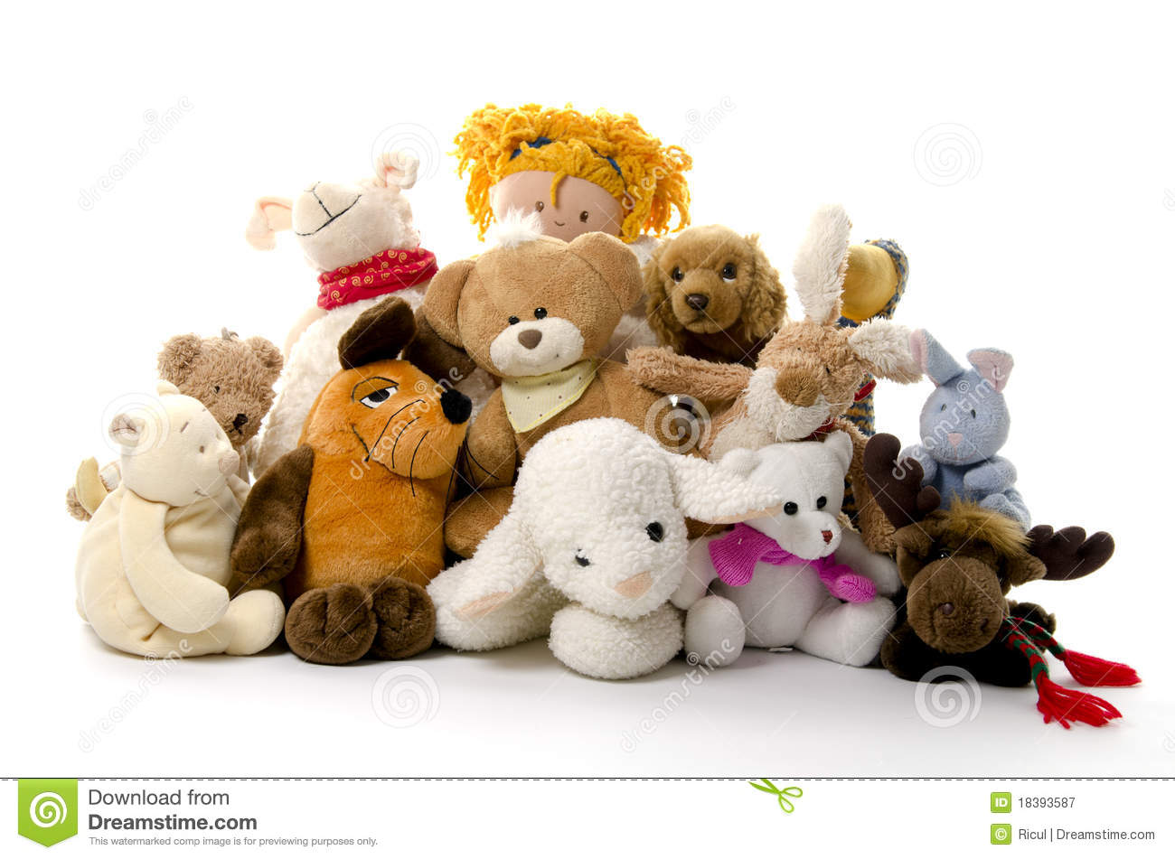 Soft toys clipart - Clipground