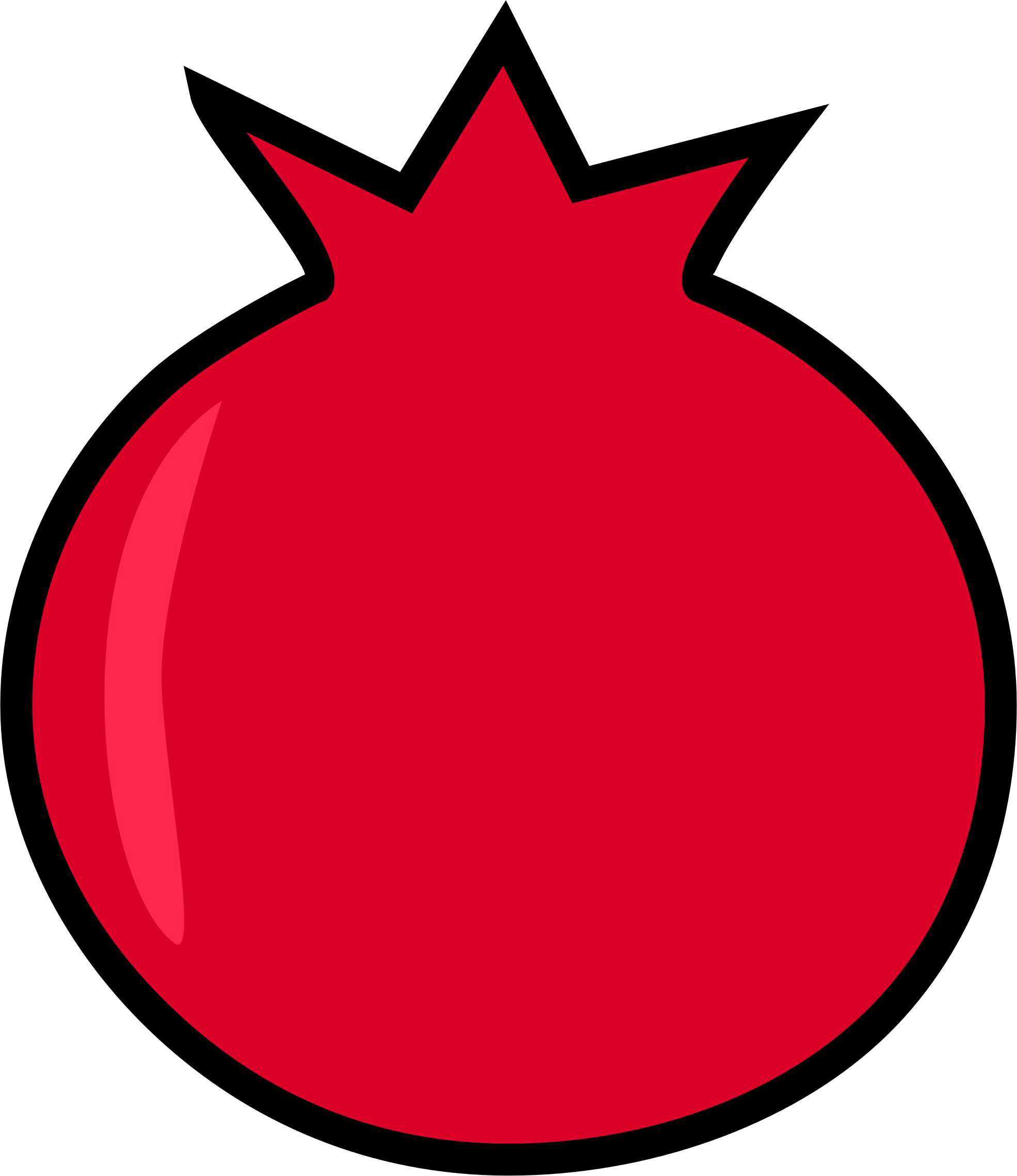 Pomegranate open clipart - Clipground