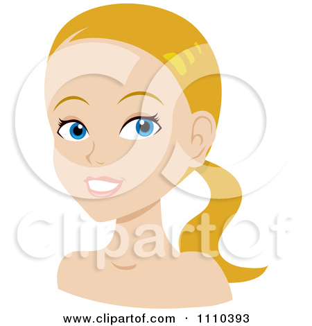 Ponytail clipart - Clipground