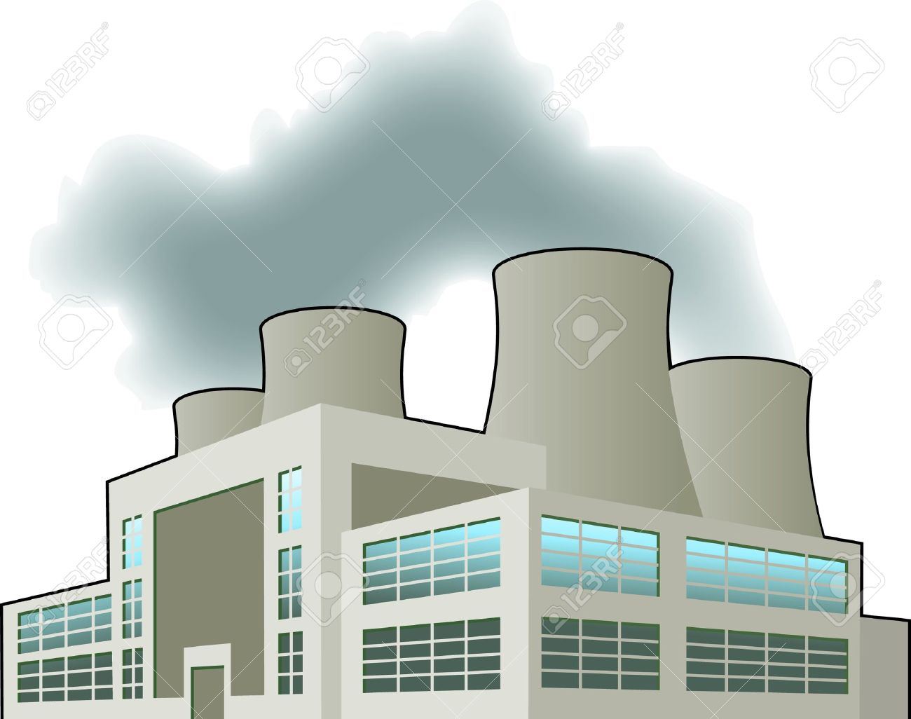 nuclear power plant clipart - photo #9