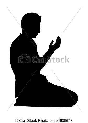 muslim praying clipart - Clipground