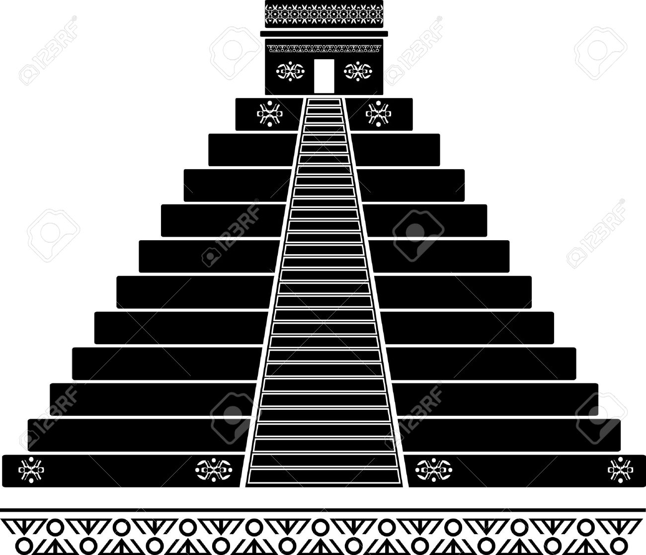 mayan temple clipart - Clipground