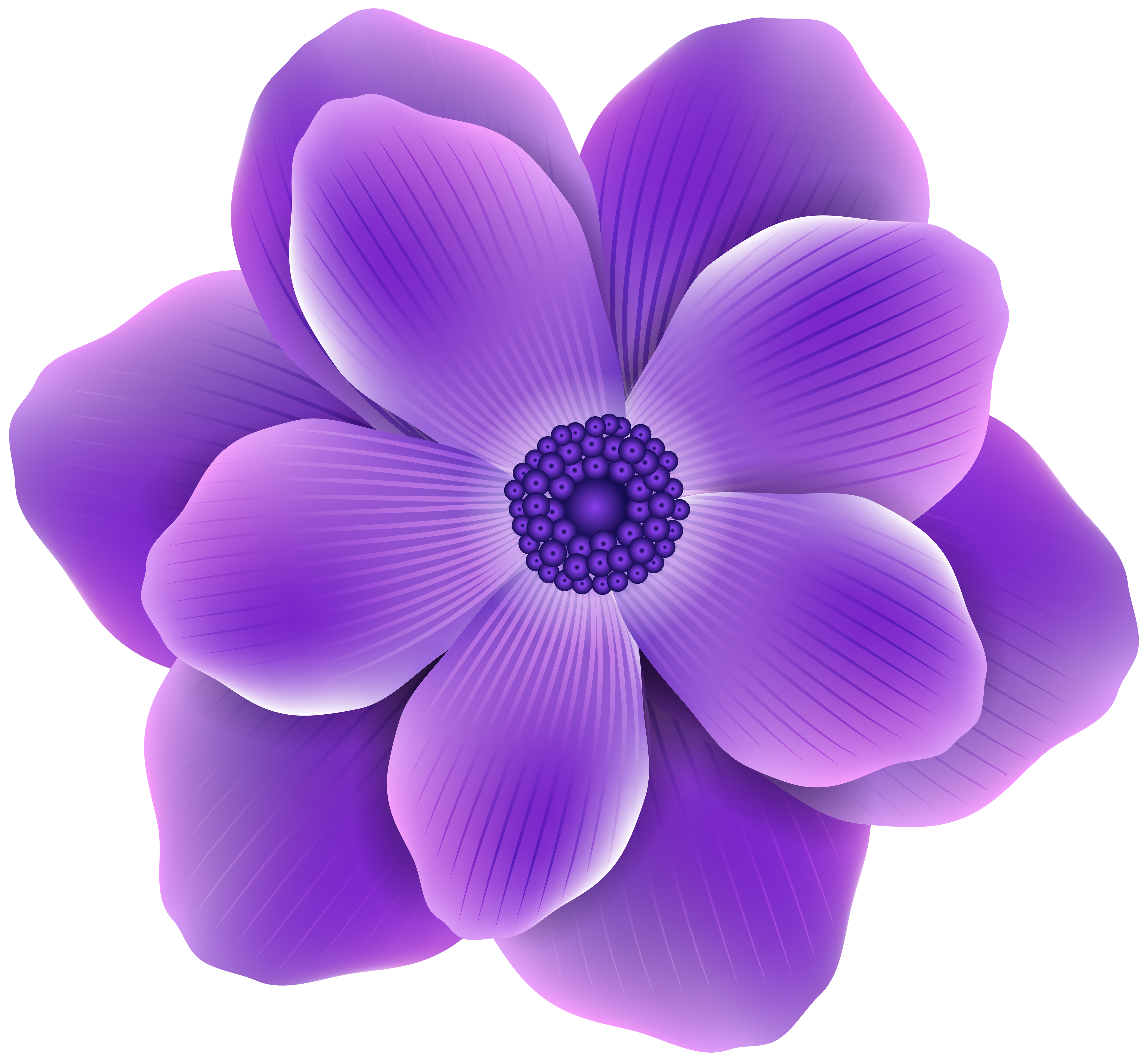 Purple flower clipart Clipground