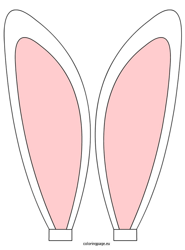 Easter Bunny Ear Clipart Clipground