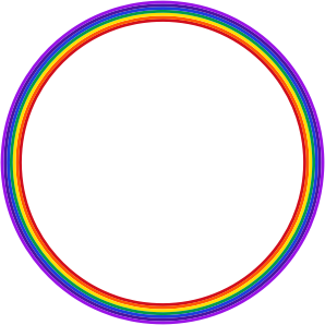 rainbow circle clipart - Clipground