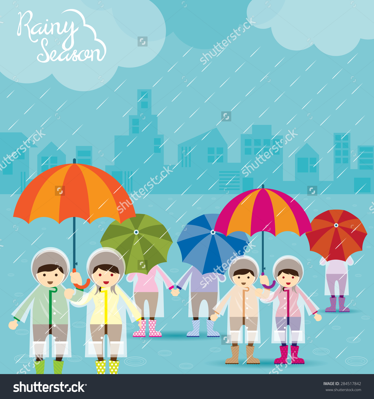 clip art images rainy season - photo #26