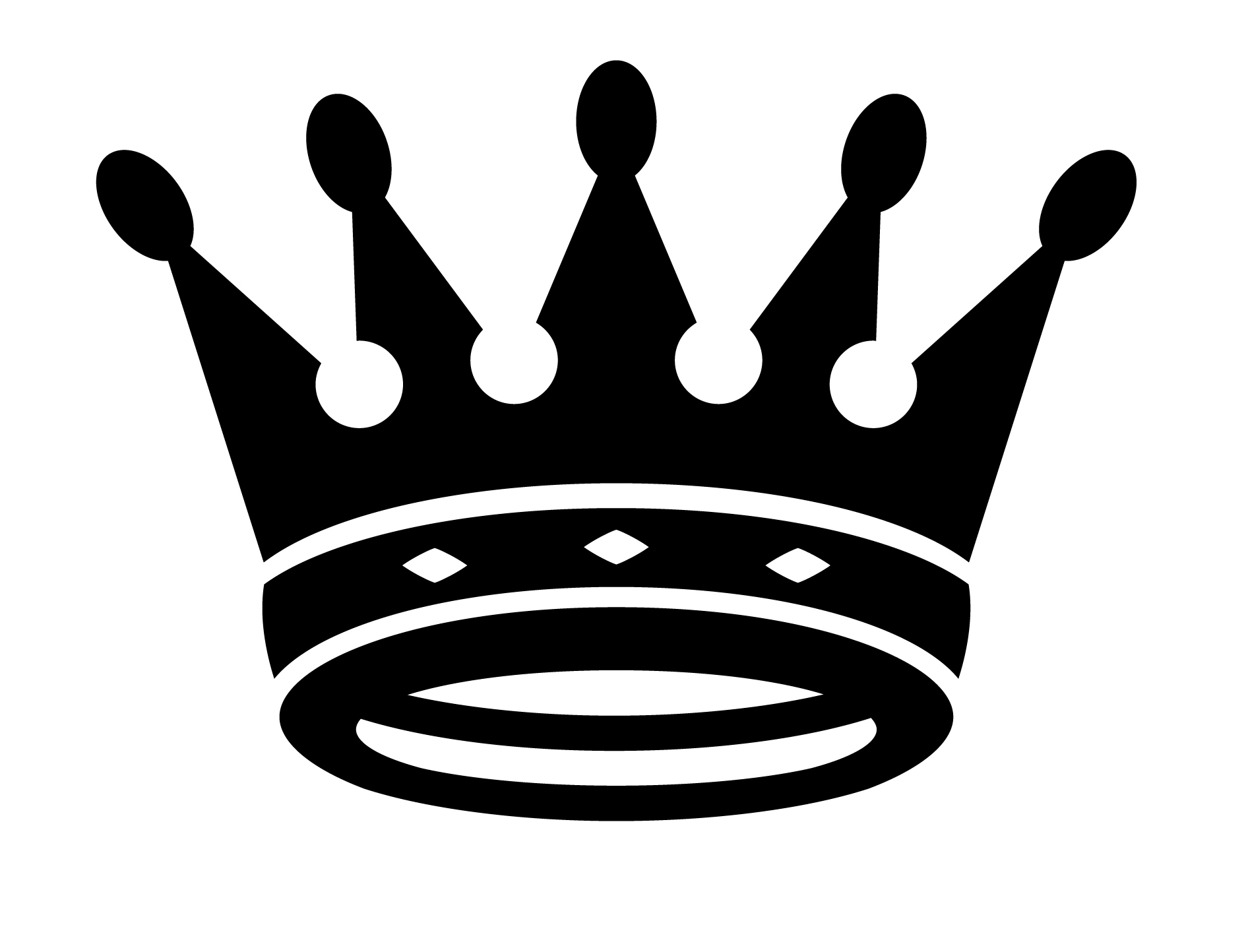 queen crown clipart black and white - Clipground