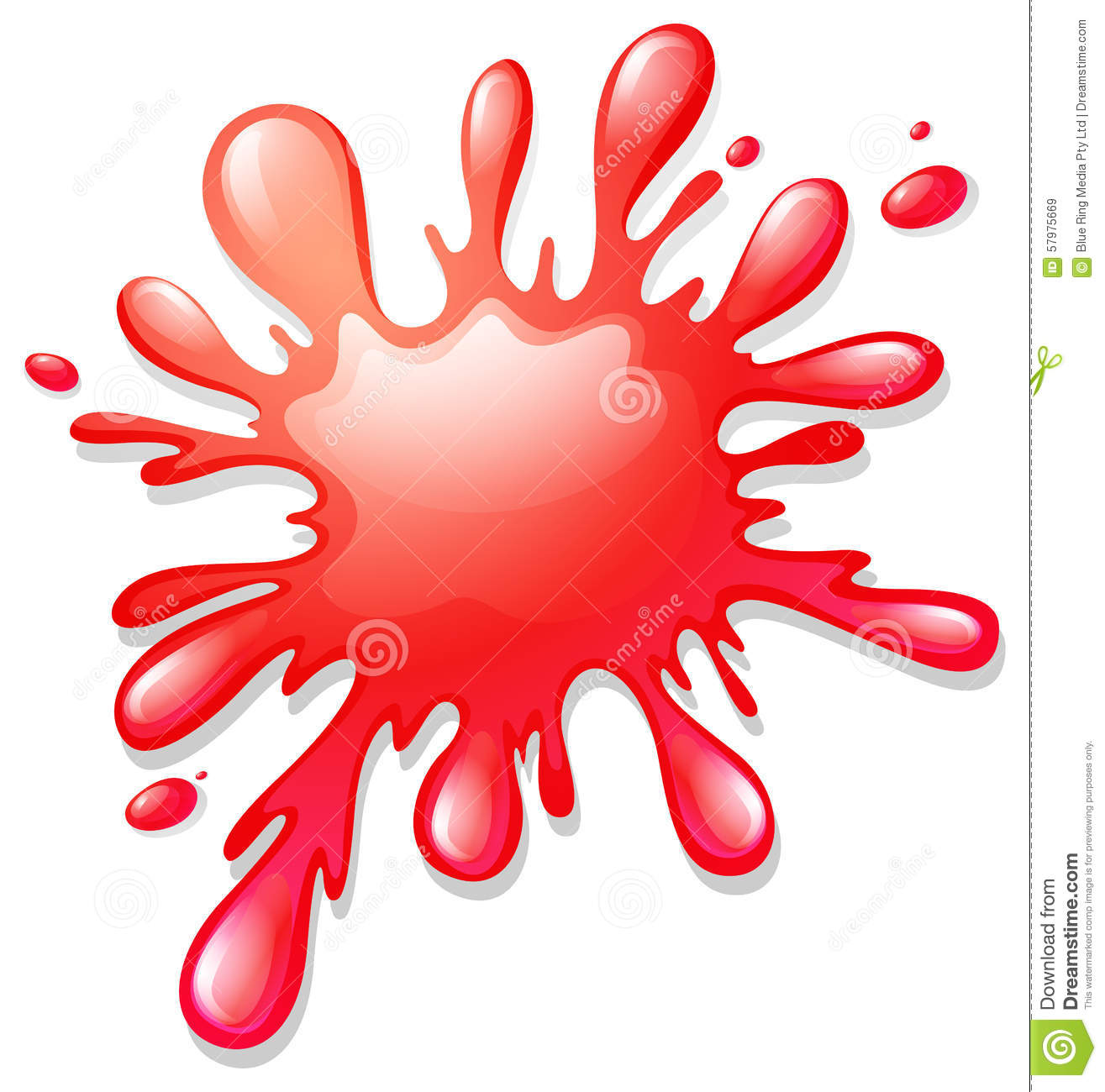 Red splash clipart - Clipground