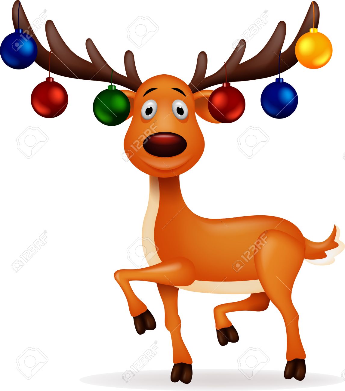 free christmas reindeer clipart - Clipground