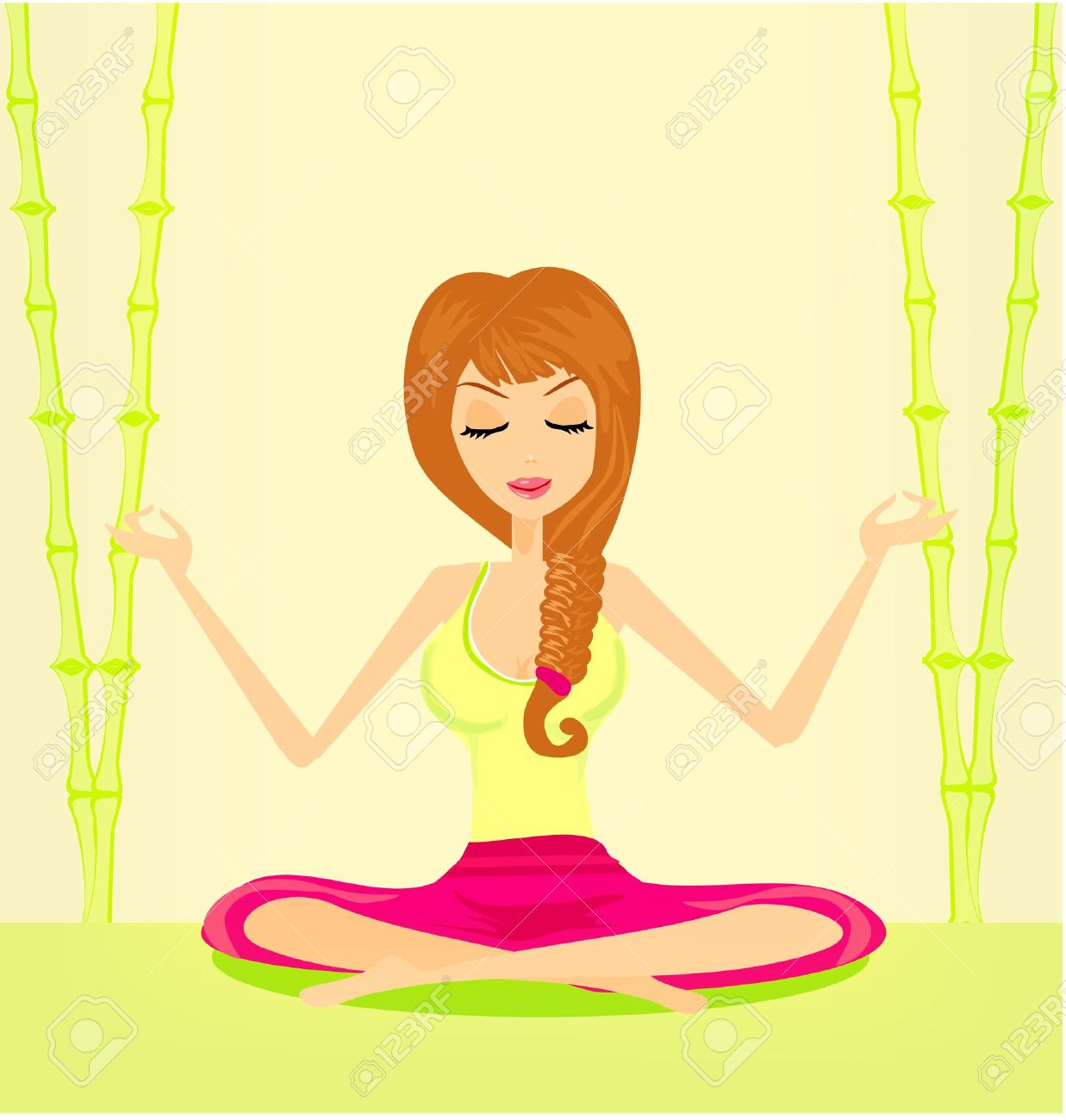 girl relaxing clipart - photo #12