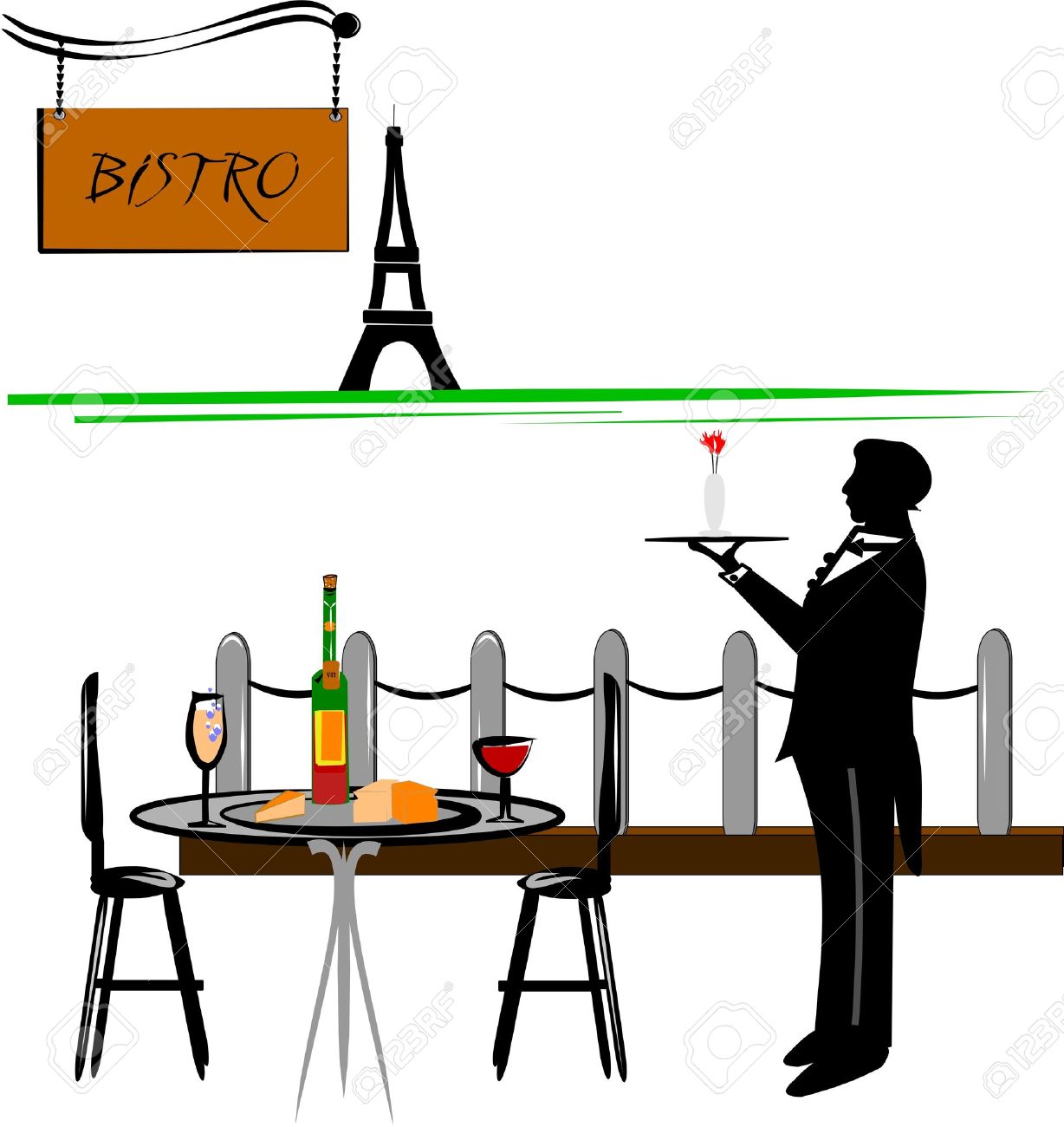 free clipart restaurant table - photo #20