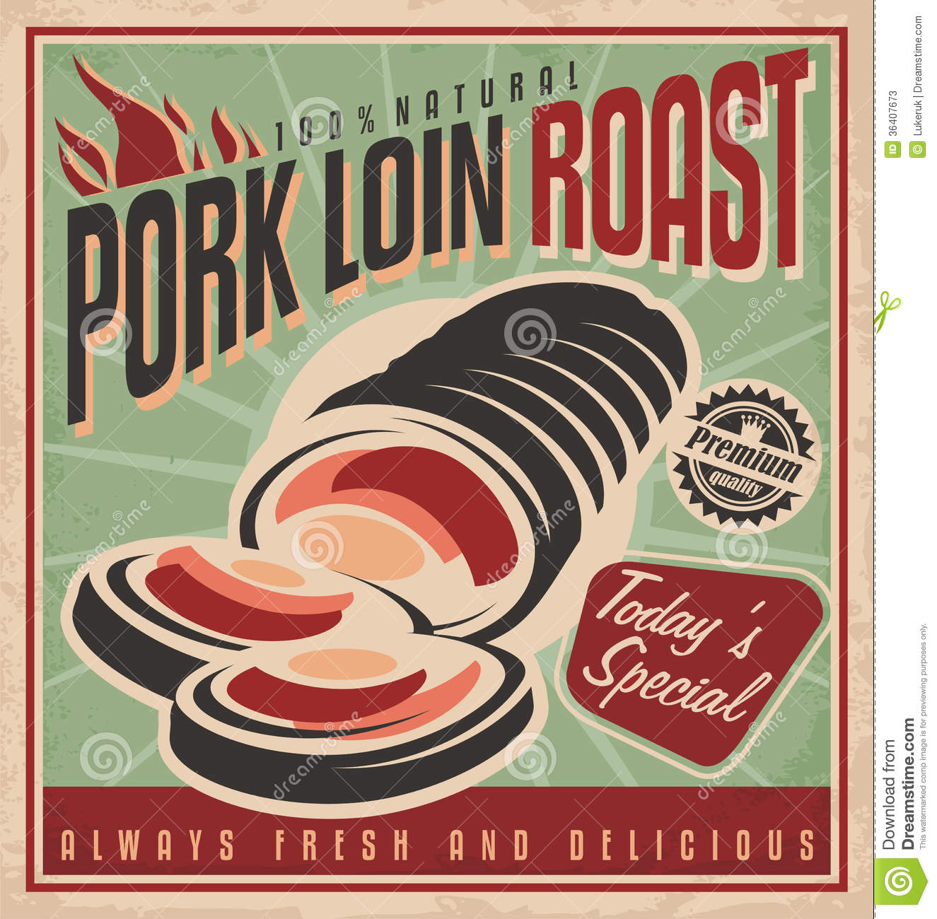 Pork loin dinner clipart. Pork loin dinner clipart.