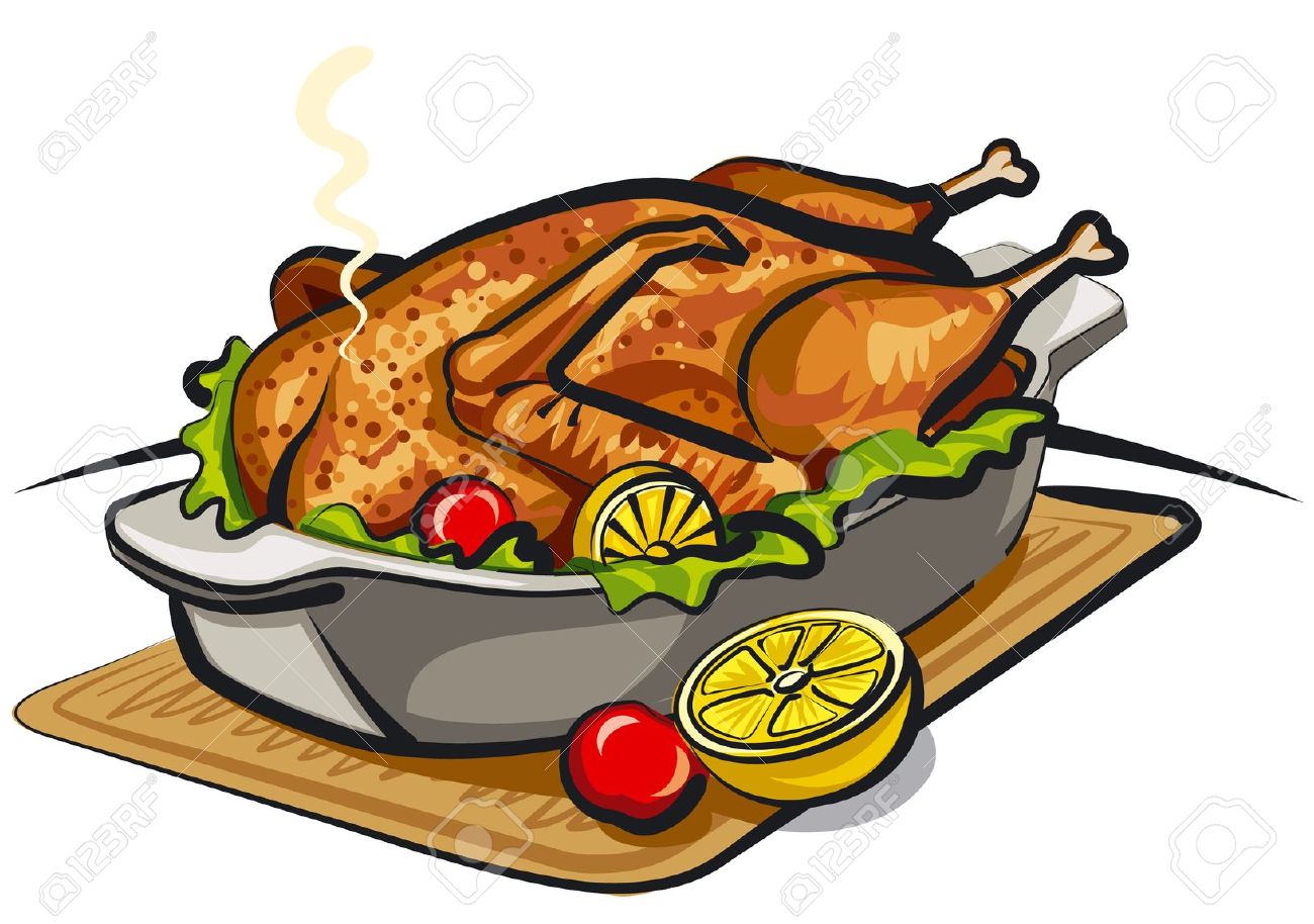 Roasted duck clipart - Clipground