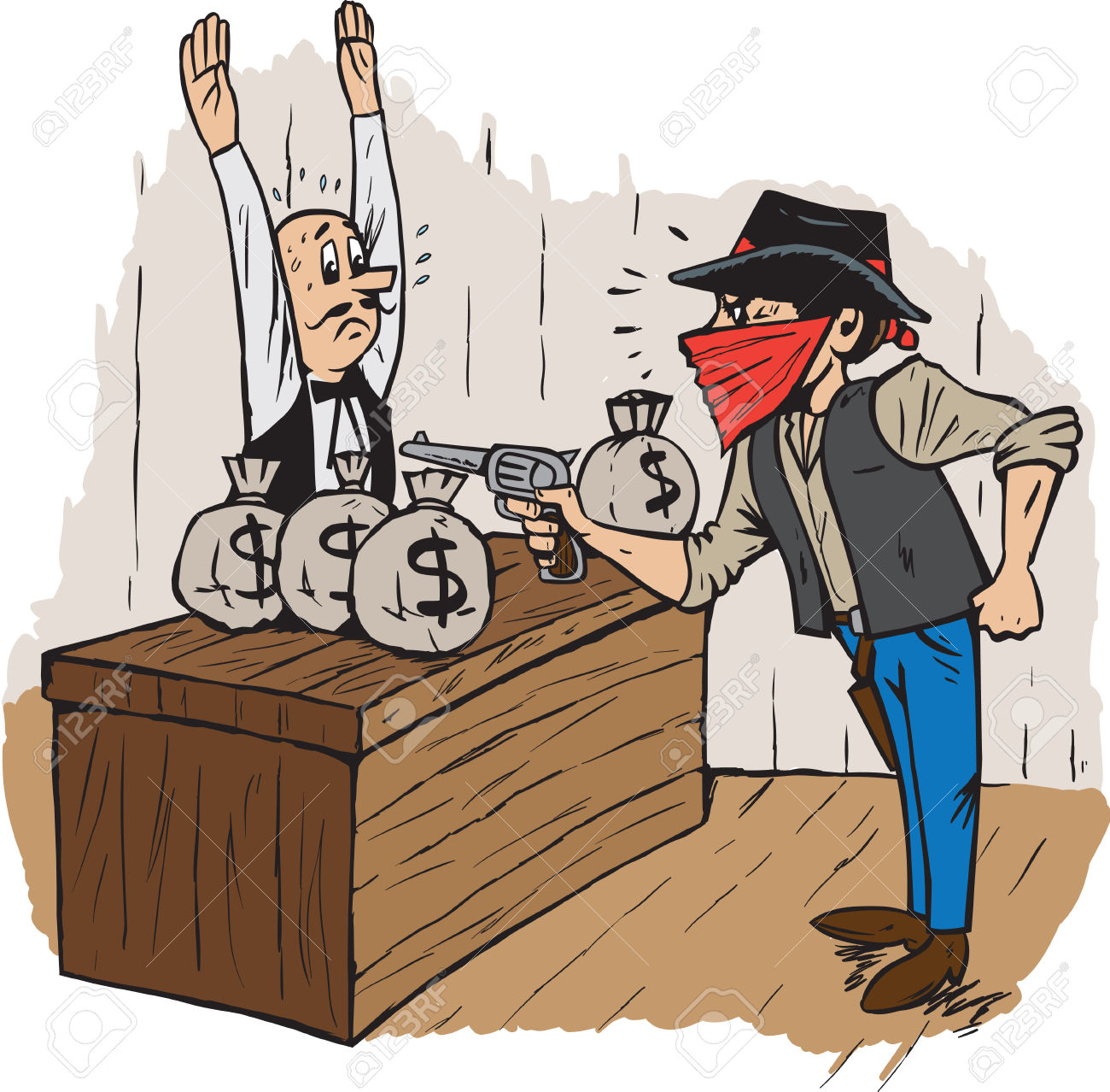 Robbery clipart - Clipground
