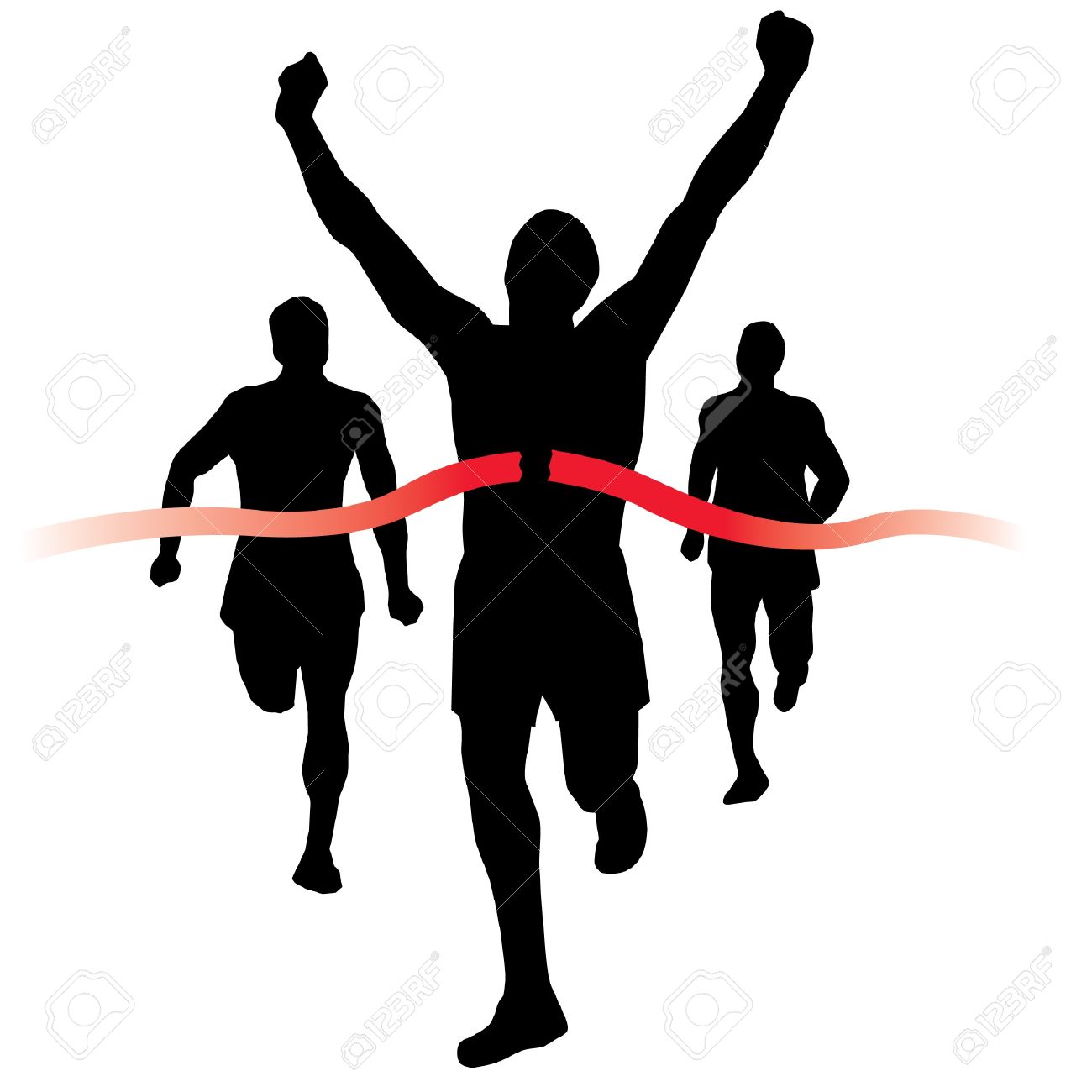 Runner Finish Line Clipart Clipground