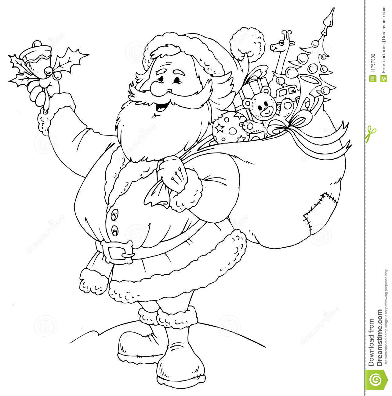 santa claus frame clipart black and white - Clipground