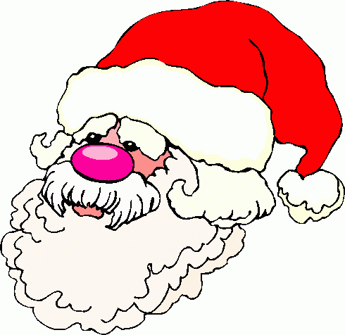 santa head clipart - Clipground