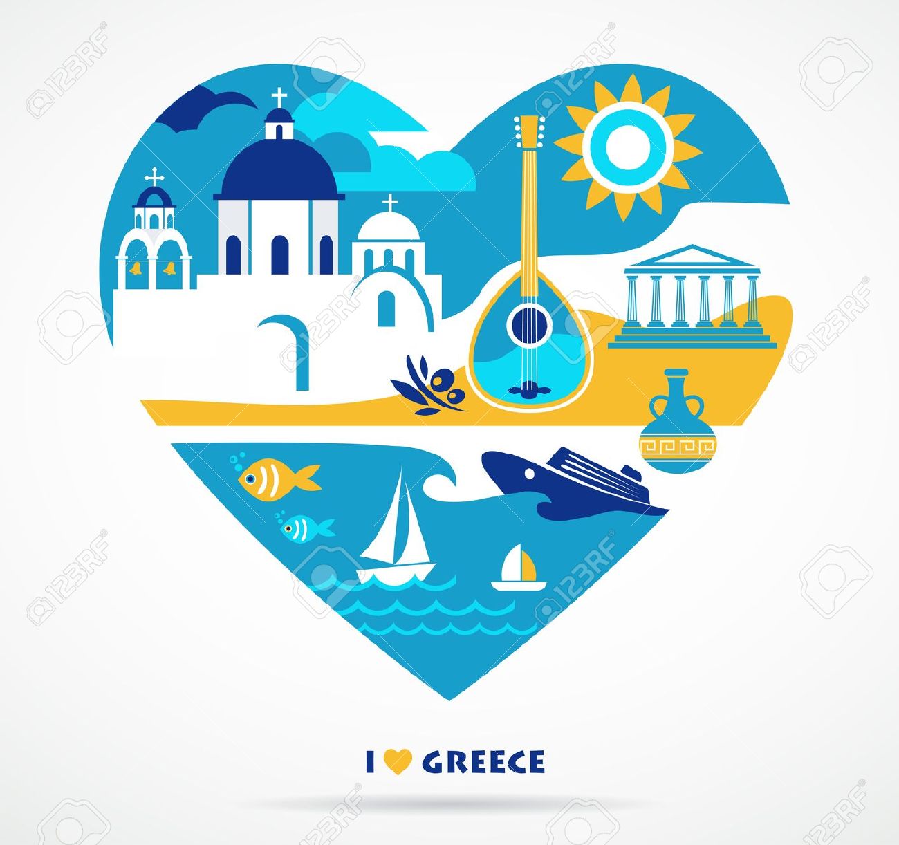 greek islands clip art - photo #2