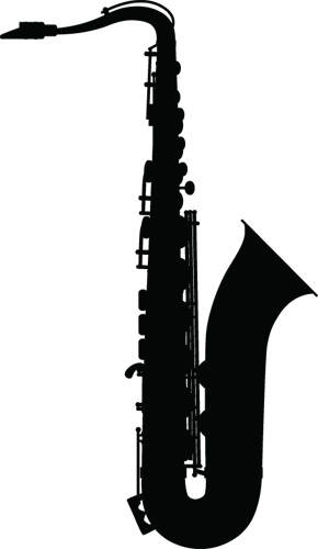 clipart clarinet silhouette - Clipground