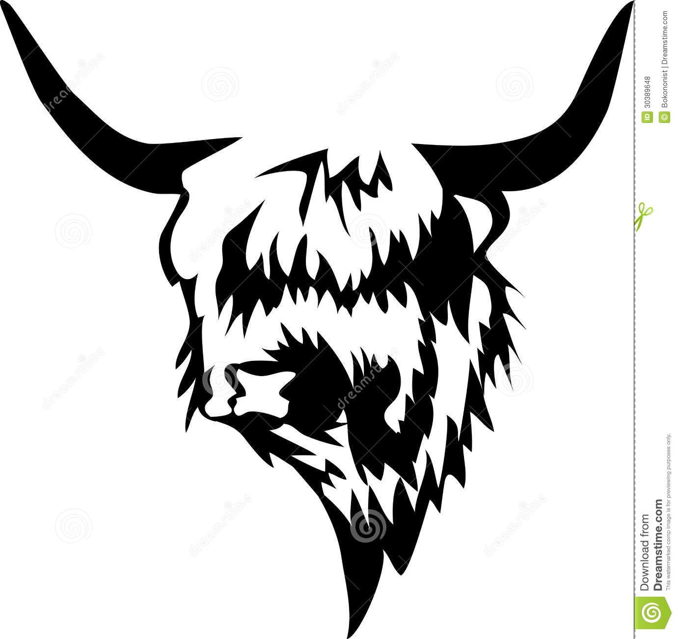 Scottish highland cows clipart - Clipground