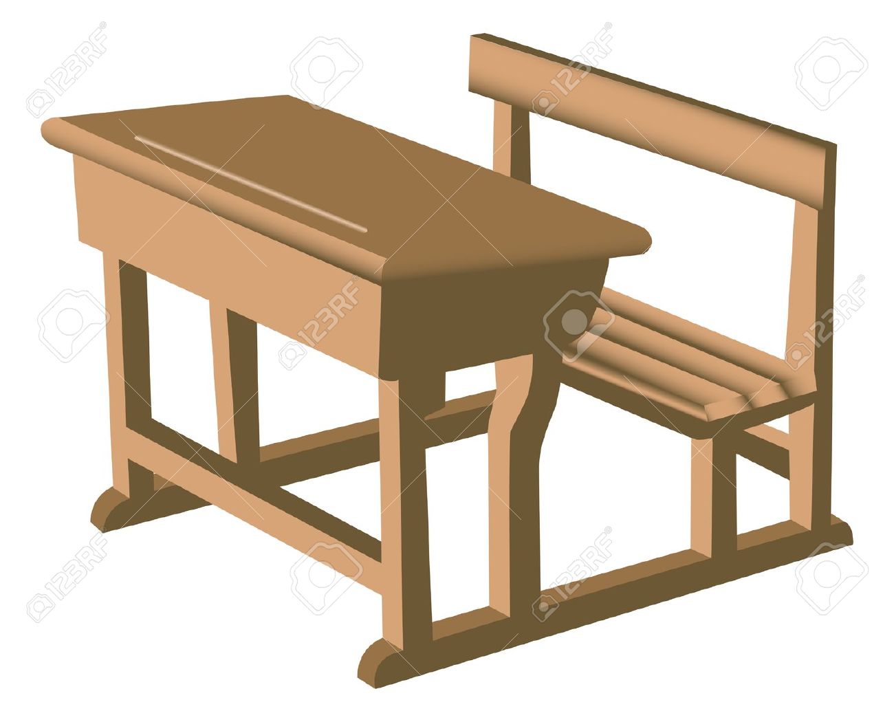 clipart of school desk - photo #42