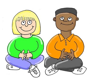 Seated clipart - Clipground